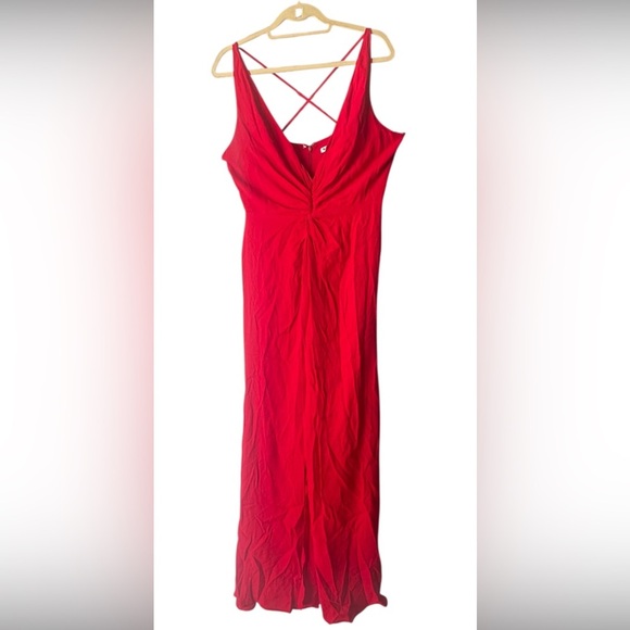 - Reformation Bray dress- Cherry size 10- NWT -$388 - Picture 6 of 11